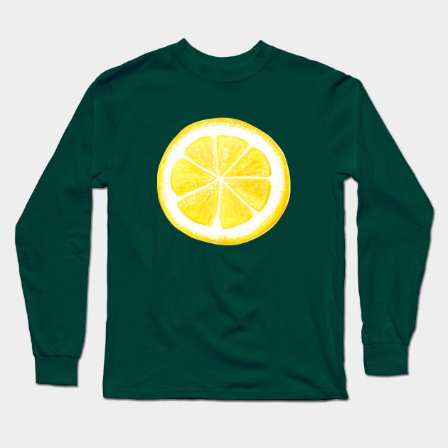 lemon Long Sleeve T-Shirt by shoko